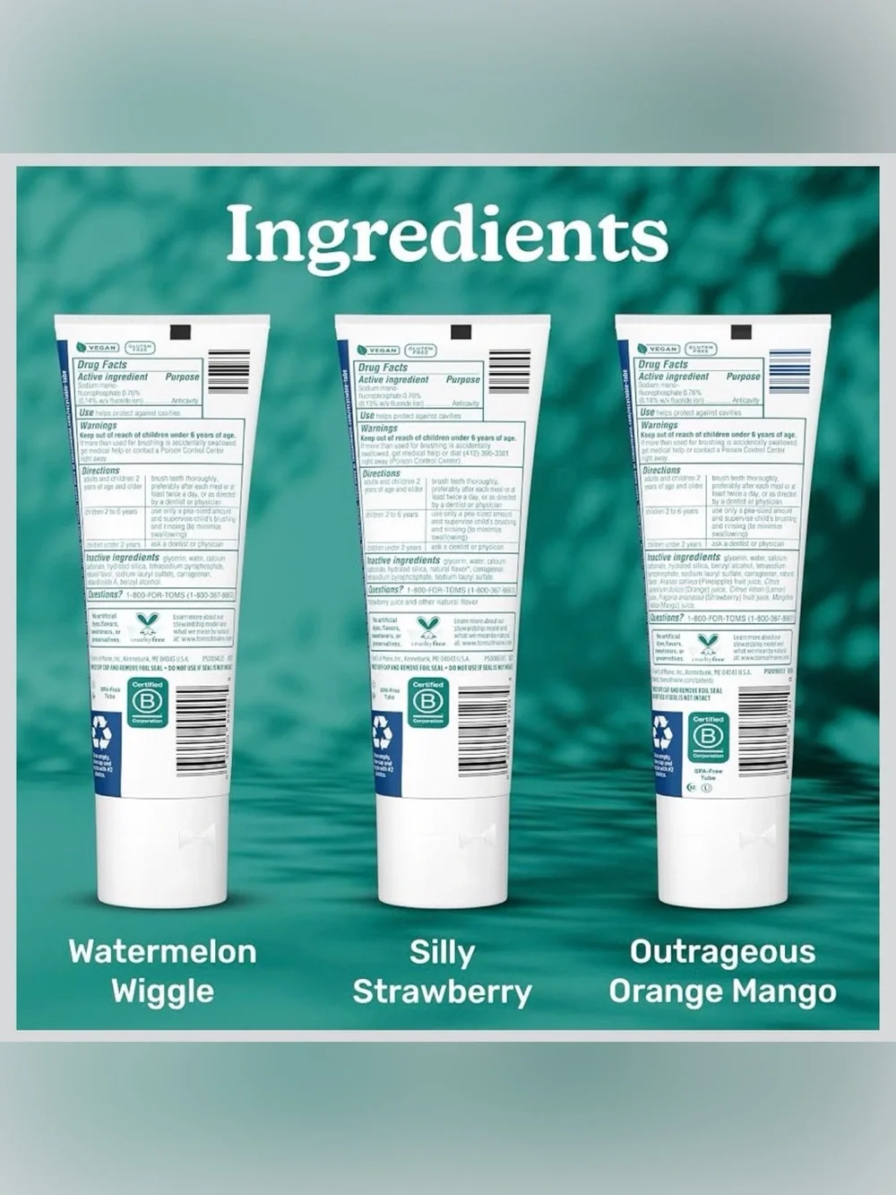Tom’s of Maine Kids Toothpaste Variety Pack (NEW)